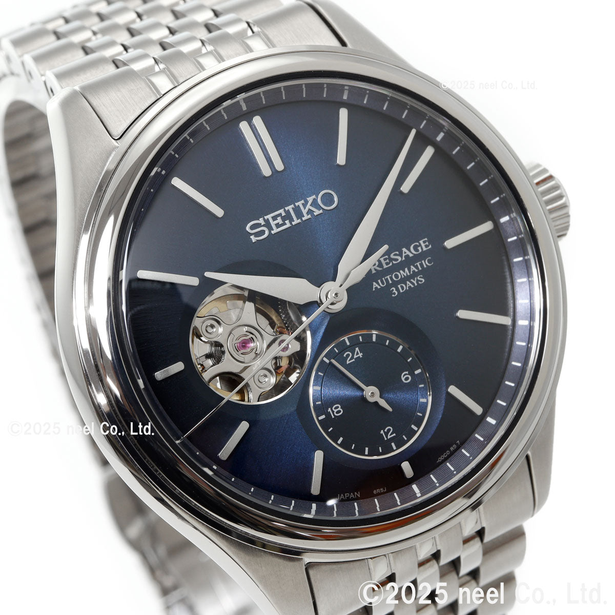 SEIKO Presage SARJ011 Aiiro Blue Open Heart Automatic Men's Watch