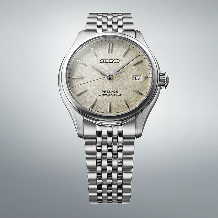 SEIKO PRESAGE SARX121 White Automatic 24 Jewels Elegant Men's Watch