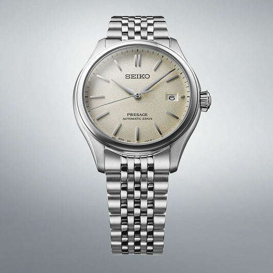 SEIKO PRESAGE SARX121 White Automatic 24 Jewels Elegant Men's Watch