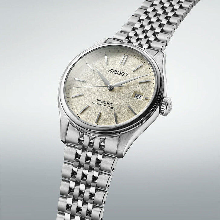 SEIKO PRESAGE SARX121 White Automatic 24 Jewels Elegant Men's Watch