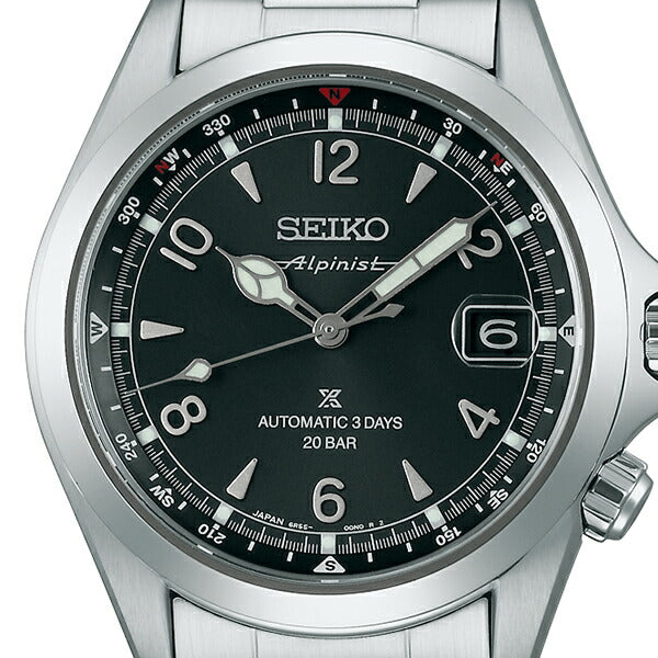 SEIKO Prospex Alpinist SBDC209 Black Automatic Sapphire Mens Watch