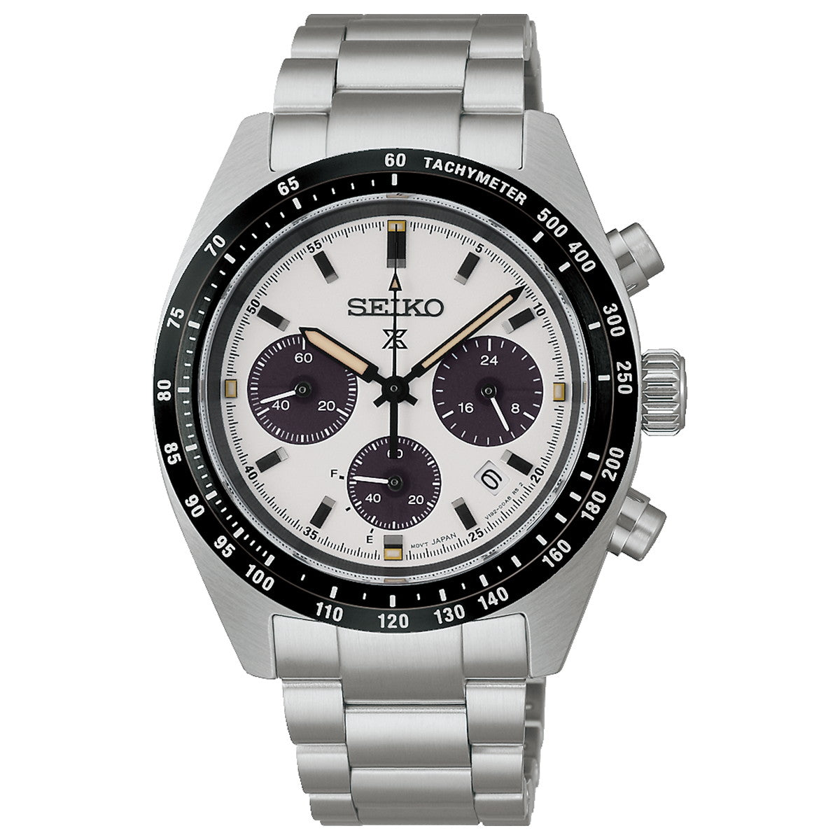 SEIKO Prospex SBDL125 White Solar Chronograph Men's Watch - Neel front