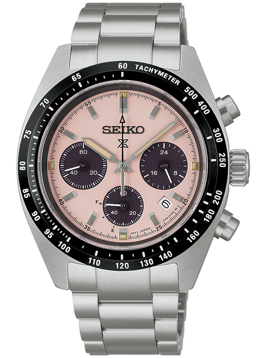 SEIKO Prospex SBDL127 Pink Solar Chronograph Men's Watch