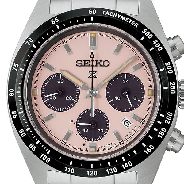 SEIKO Prospex SBDL127 Pink Solar Chronograph Men's Watch