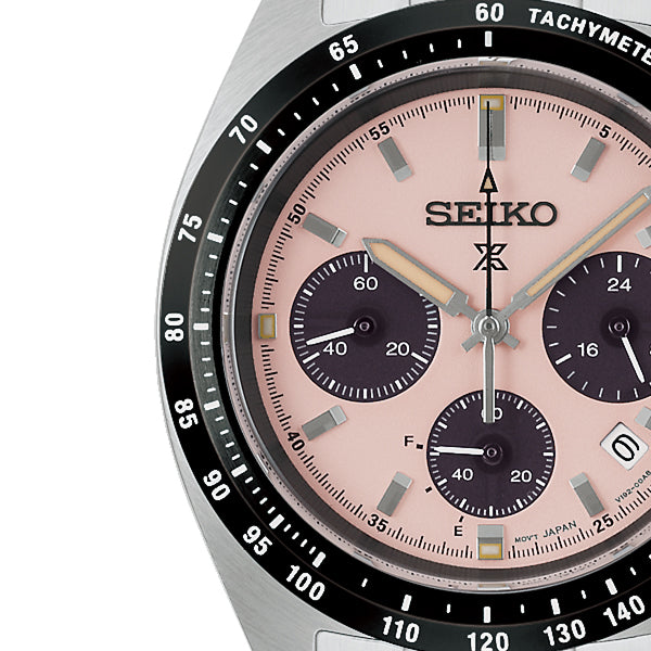 SEIKO Prospex SBDL127 Pink Solar Chronograph Men's Watch