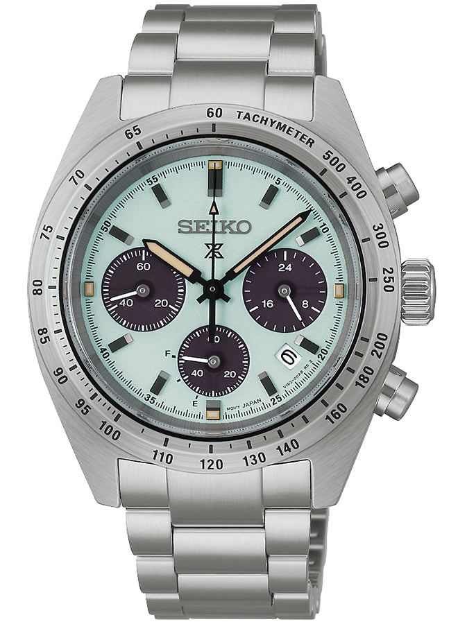 SEIKO Prospex Speedtimer SBDL129 Opal Green Chronograph Men's Watch