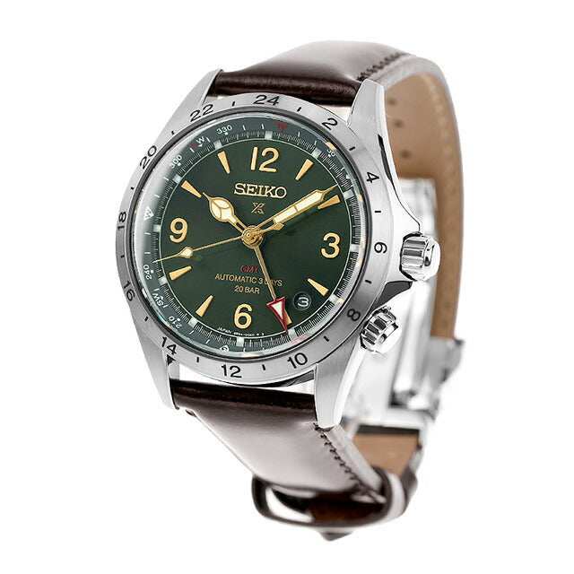 SEIKO Prospex Alpinist GMT Green Dial Men's Watch SBEJ005
