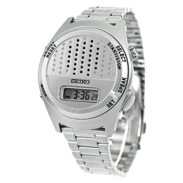 SEIKO Digital Voice SBJS013 Silver Watch