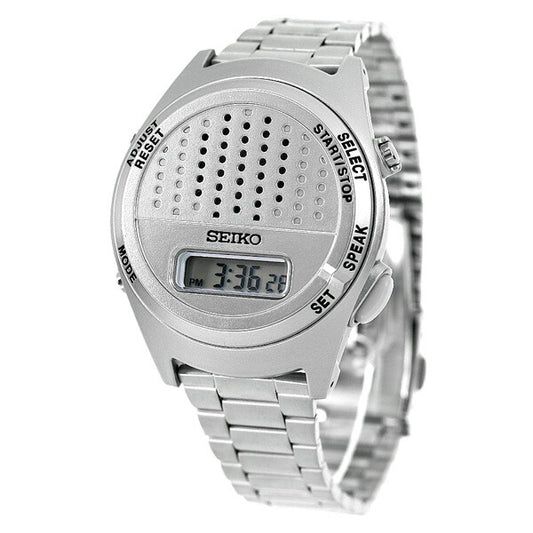 SEIKO Digital Voice SBJS013 Silver Watch