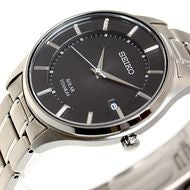 SEIKO SELECTION SBPX103 Black Silver Titanium Solar Men's Watch