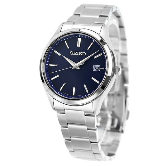 SEIKO Selection SBPX145 Navy Stainless Steel Solar Men's Watch