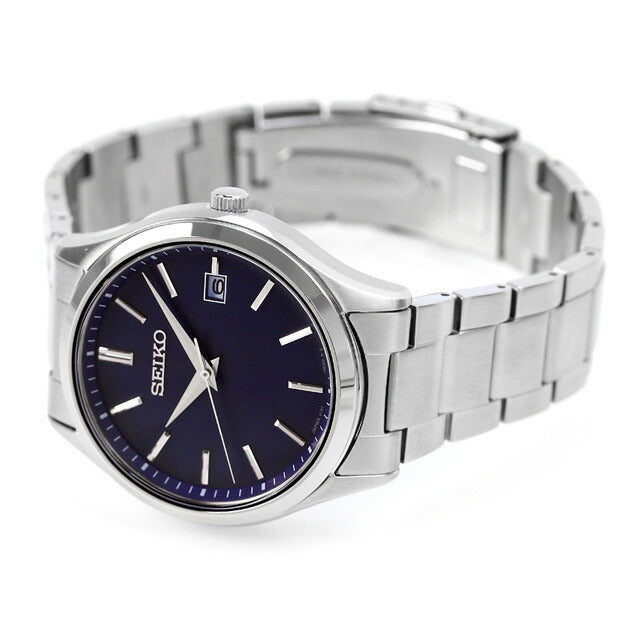 SEIKO Selection SBPX145 Navy Stainless Steel Solar Men's Watch