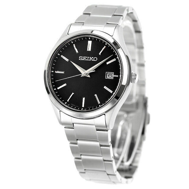 SEIKO Selection SBPX147 Black solar 3 hands calendar Men's Watch - product image 1