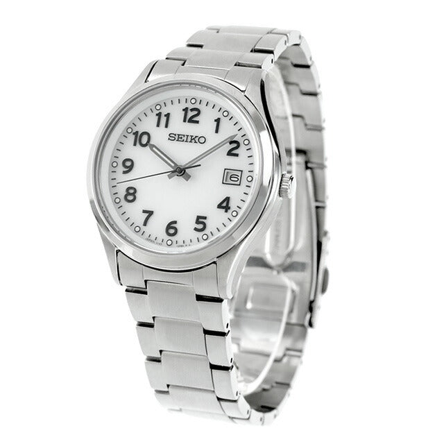 SEIKO Selection SBPX153 White Solar Sapphire Men's Watch
