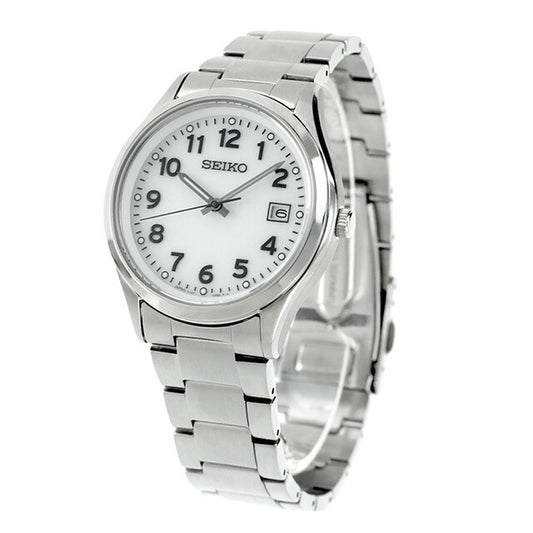 SEIKO Selection SBPX153 White Solar Sapphire Men's Watch