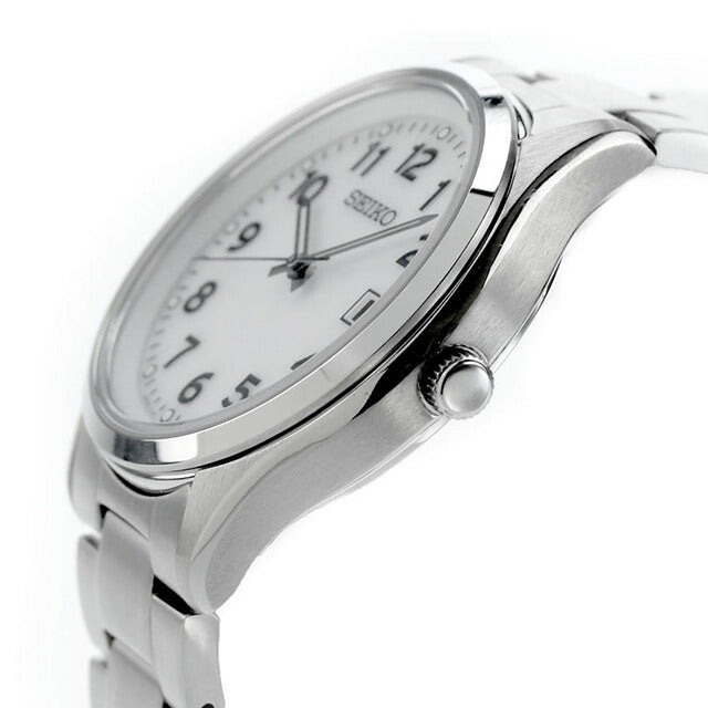 SEIKO Selection SBPX153 White Solar Sapphire Men's Watch