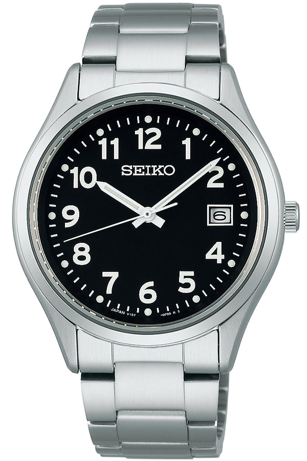 SEIKO Selection SBPX155 Black Solar Sapphire Men's Watch