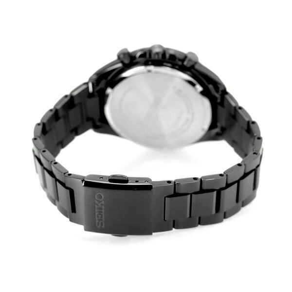 SEIKO SELECTION SBPY169 Black Solar Chronograph Men's Watch