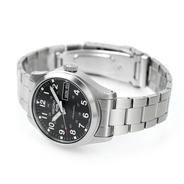 SEIKO 5 Sport SBSA197 Black Automatic Mechanical Stainless Mens Watch