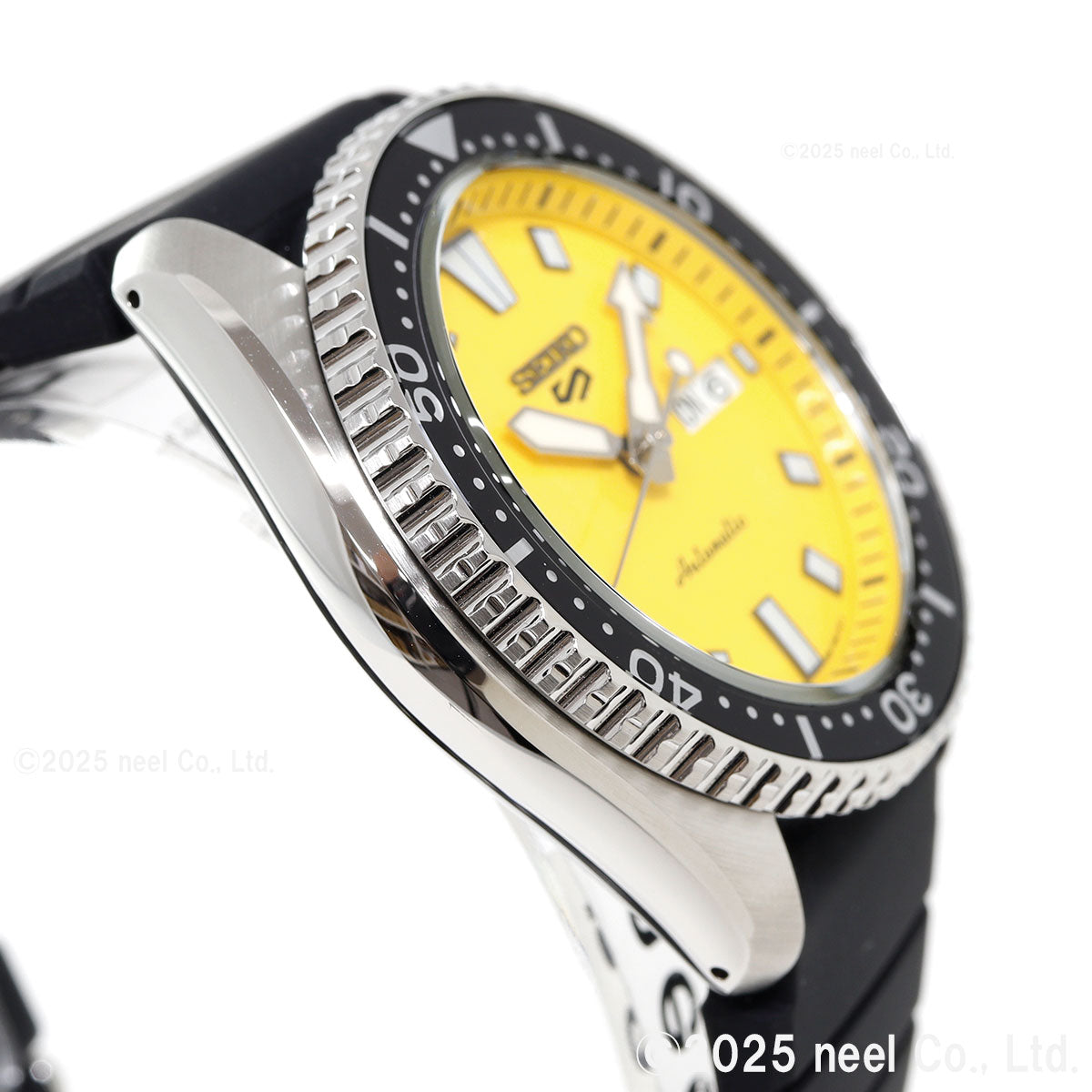 SEIKO 5 Sports SBSA307 Yellow Stainless Steel Automatic Men's Watch
