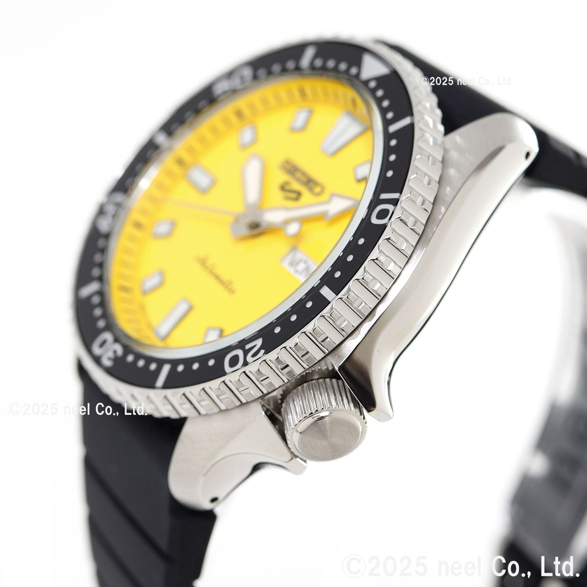 SEIKO 5 Sports SBSA307 Yellow Stainless Steel Automatic Men's Watch