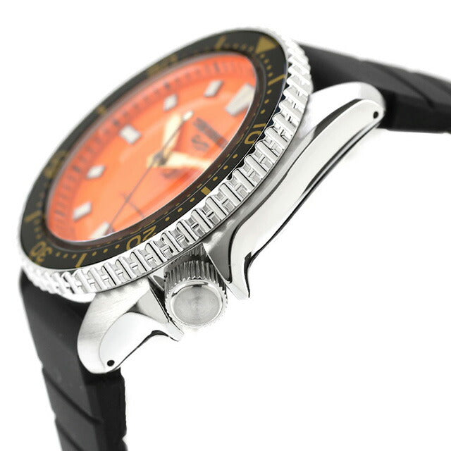 SEIKO 5 Sports SBSA309 Orange Stainless Steel Automatic Men's Watch New in Box Watch