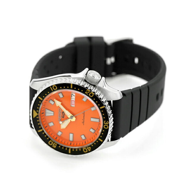SEIKO 5 Sports SBSA309 Orange Stainless Steel Automatic Men's Watch New in Box Watch