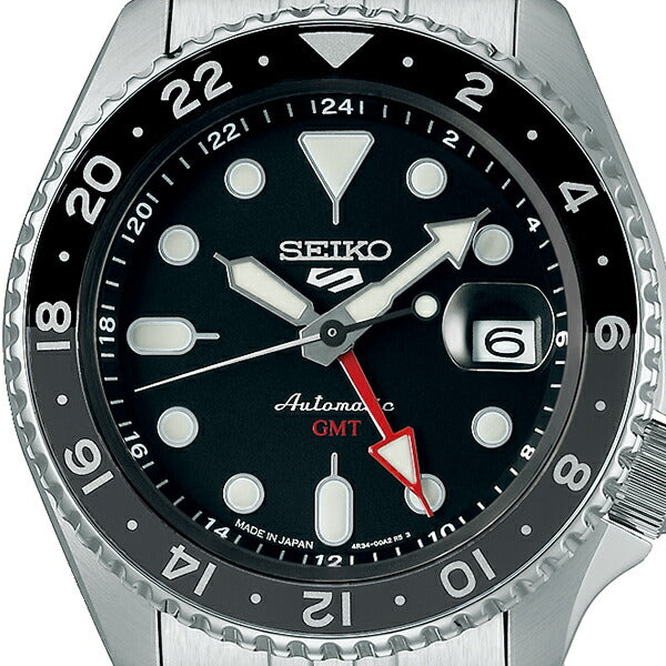 【楽天市場】セイコー 5スポーツ SKX Sports Style GMTモデル SBSC001 メンズ 腕時計 自動巻 ブラック 日本製 雑誌掲載モデル：ザ・クロックハウス 楽天市場店