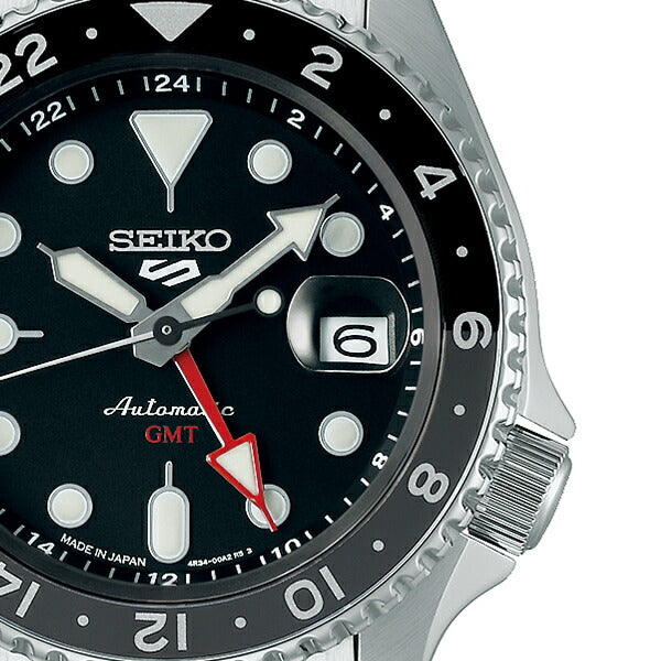 【楽天市場】セイコー 5スポーツ SKX Sports Style GMTモデル SBSC001 メンズ 腕時計 自動巻 ブラック 日本製 雑誌掲載モデル：ザ・クロックハウス 楽天市場店