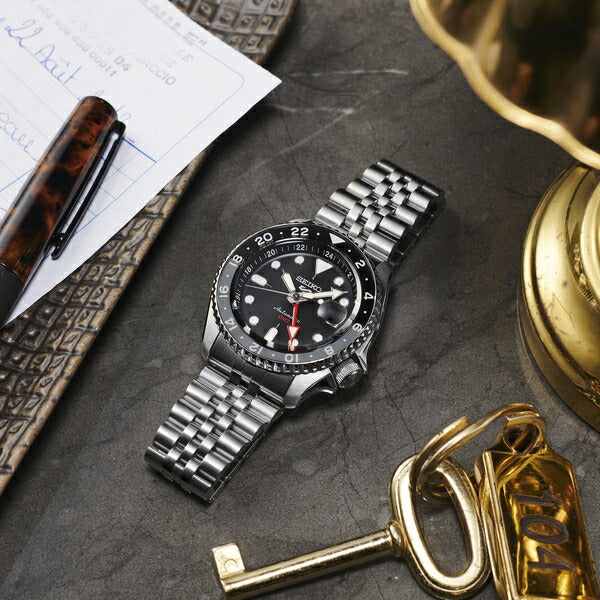 Seiko 5 セイコー 5スポーツ SKX Sports Style GMTモデル SBSC001 メンズ 腕時計 メカニカル 自動巻き ブラック 日本製 : ザ・クロックハウスPlus+ヤフー店 - 通販 - Yahoo!ショッピング