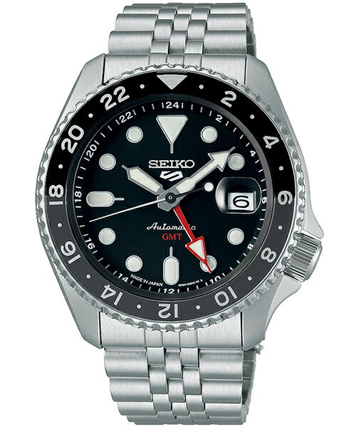 【楽天市場】セイコー 5スポーツ SKX Sports Style GMTモデル SBSC001 メンズ 腕時計 自動巻 ブラック 日本製 雑誌掲載モデル：ザ・クロックハウス 楽天市場店