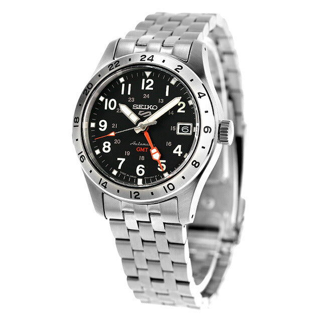 Seiko 5 Sports セイコー5 スポーツ フィールド GMT スタイル 自動巻き 腕時計 ブランド メンズ Field Series SBSC011 ブラック : 腕時計のななぷれ - 通販 - Yahoo!ショッピング