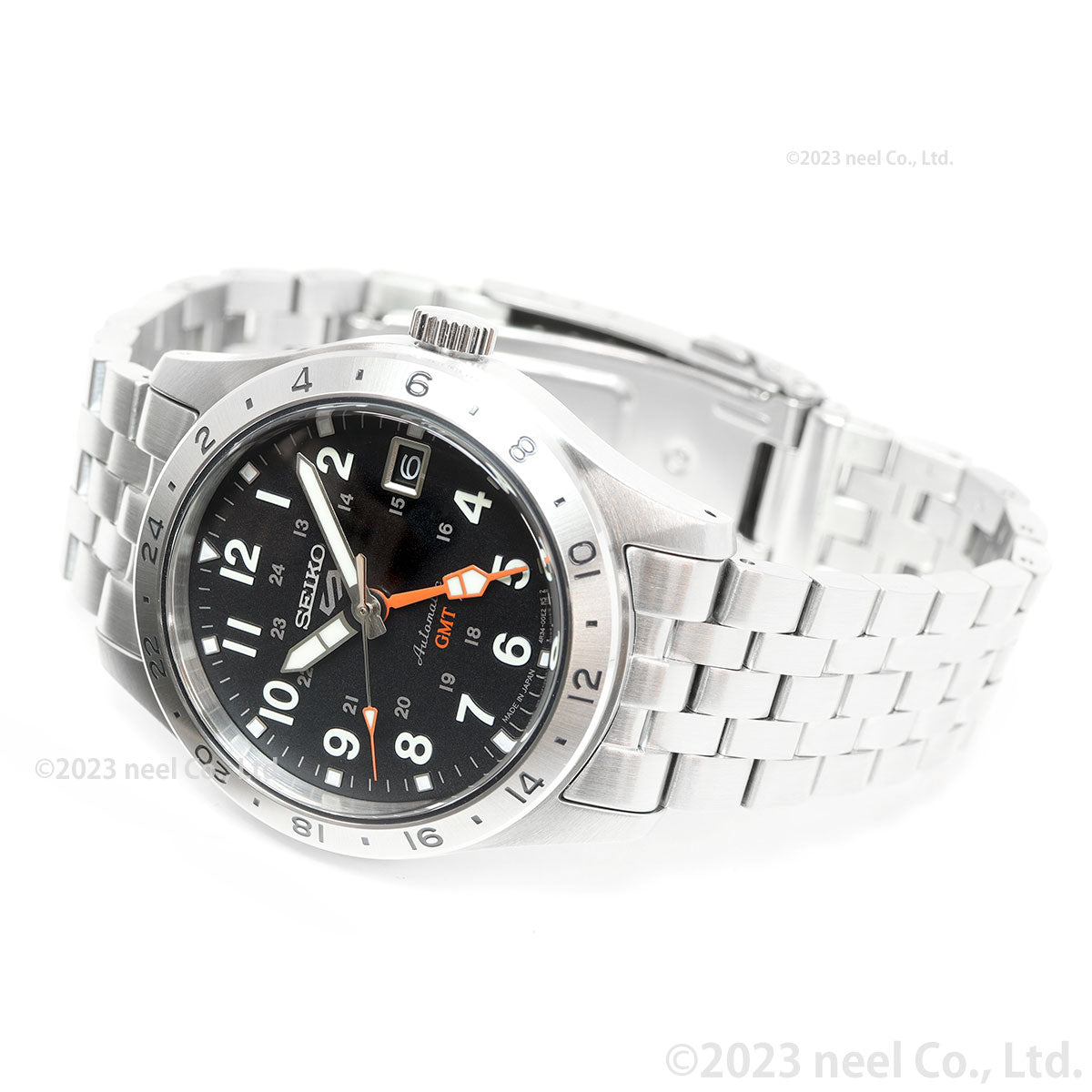 Seiko 5 Sports セイコー5 スポーツ 日本製 自動巻 SEIKO SPORTS セイコーファイブ フィールドスポーツ GMT SBSC011 : neel腕時計Yahoo!店 - 通販 - Yahoo!ショッピング