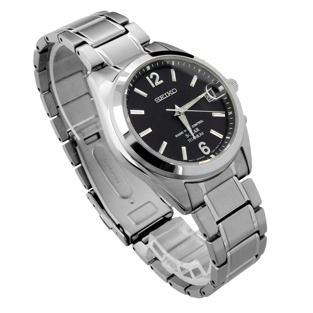 SEIKO SBTM229 Titanium Black Solar Men's Watch