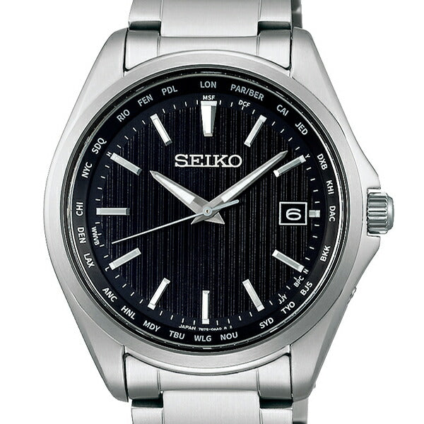 SEIKO Selection SBTM291 Black Solar Radio Men's Watch