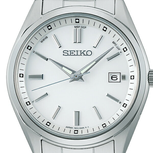 SEIKO Selection SBTM317 White Solar Atomic Radio Men's Watch