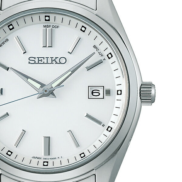 SEIKO Selection SBTM317 White Solar Atomic Radio Men's Watch