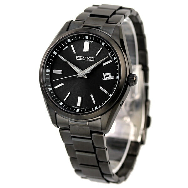 SEIKO Selection SBTM325 Black Solar Radio Stainless Men's Watch