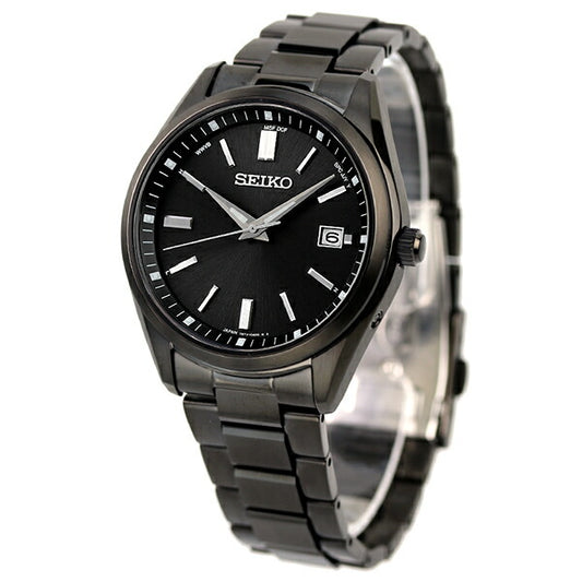 SEIKO Selection SBTM325 Black Solar Radio Stainless Men's Watch