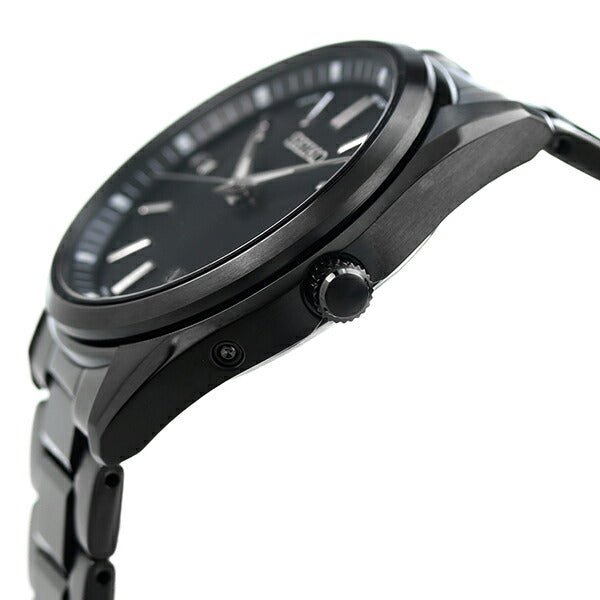 SEIKO Selection SBTM325 Black Solar Radio Stainless Men's Watch