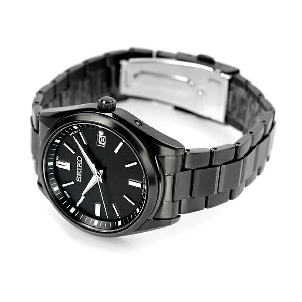 SEIKO Selection SBTM325 Black Solar Radio Stainless Men's Watch