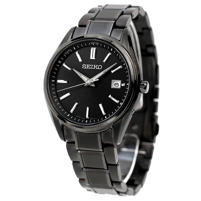 SEIKO Selection SBTM343 Black Solar Radio-Controlled Titanium Men's Watch