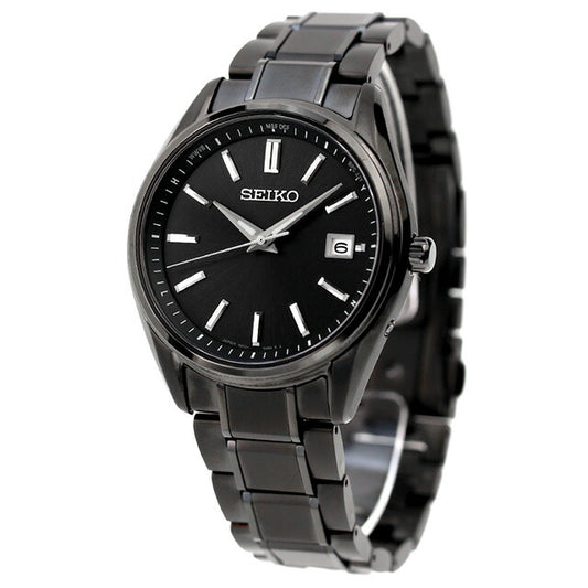 SEIKO Selection SBTM343 Black Solar Radio-Controlled Titanium Men's Watch