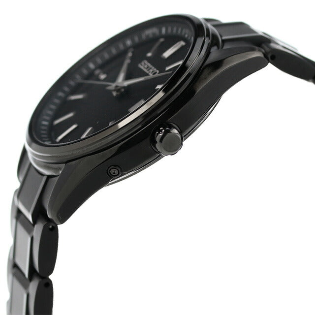 SEIKO Selection SBTM343 Black Solar Radio-Controlled Titanium Men's Watch
