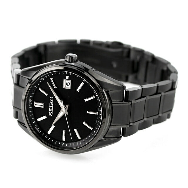 SEIKO Selection SBTM343 Black Solar Radio-Controlled Titanium Men's Watch