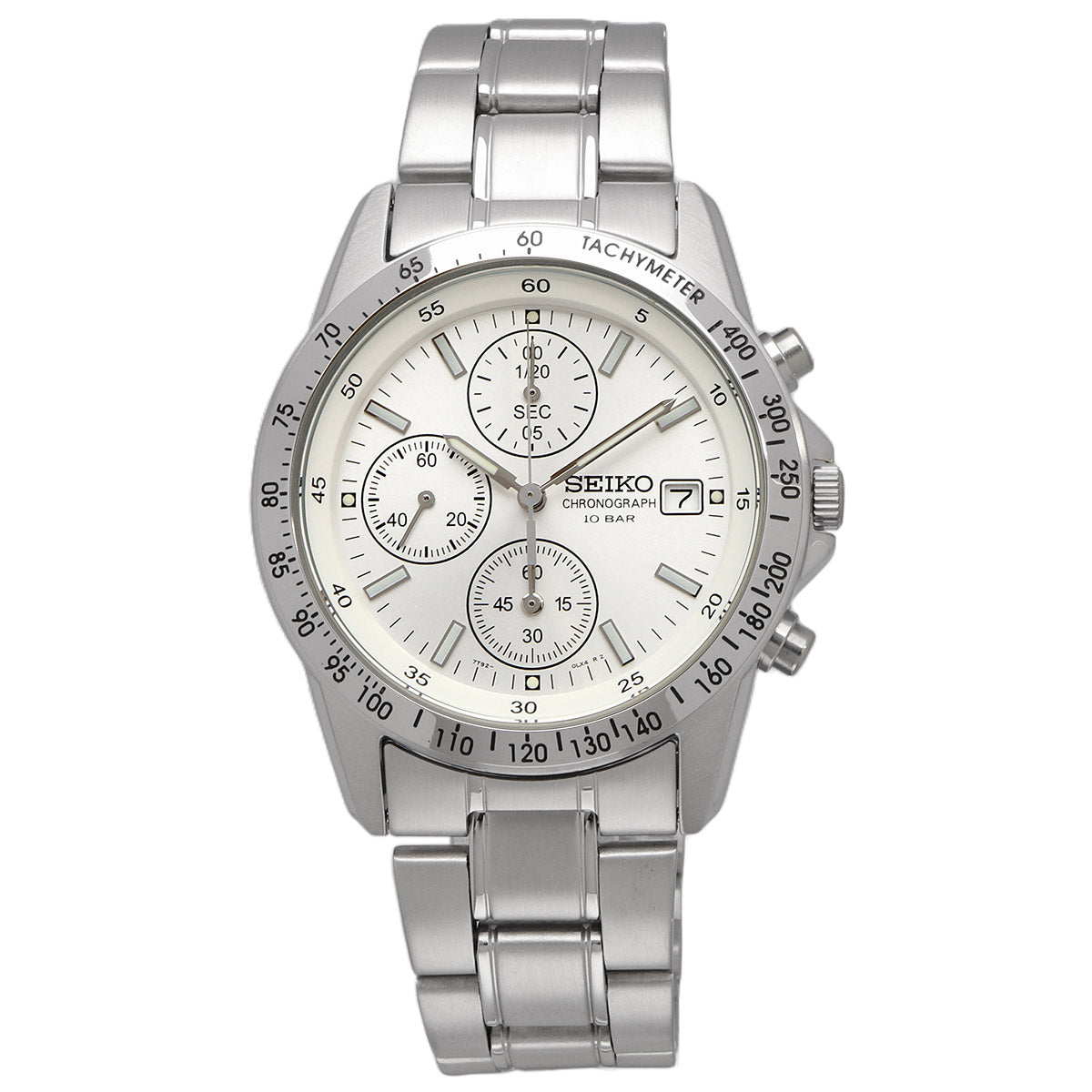 SEIKO SPIRIT SBTQ039 Beige Quartz Chronograph Men's Watch