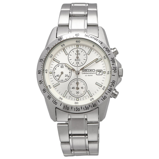 SEIKO SPIRIT SBTQ039 Beige Quartz Chronograph Men's Watch