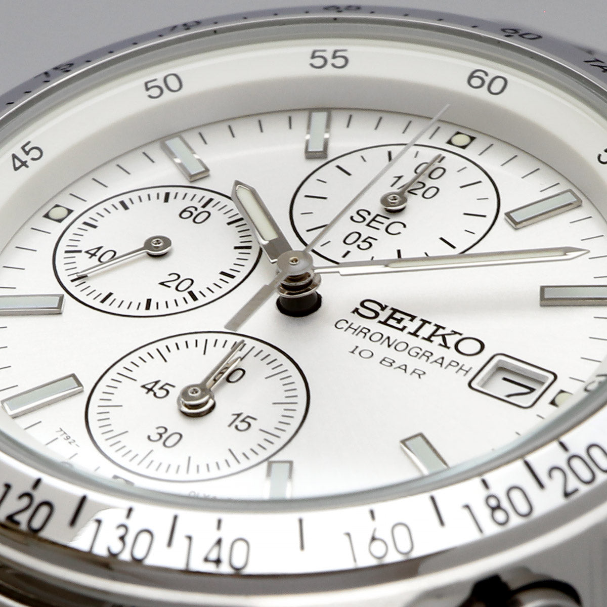 SEIKO SPIRIT SBTQ039 Beige Quartz Chronograph Men's Watch
