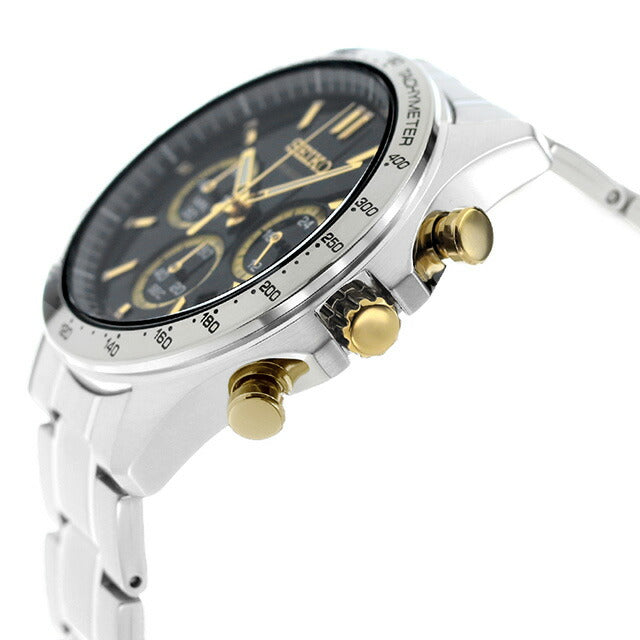 SEIKO Spirit Chronograph Black Dial Men's Watch SBTR015