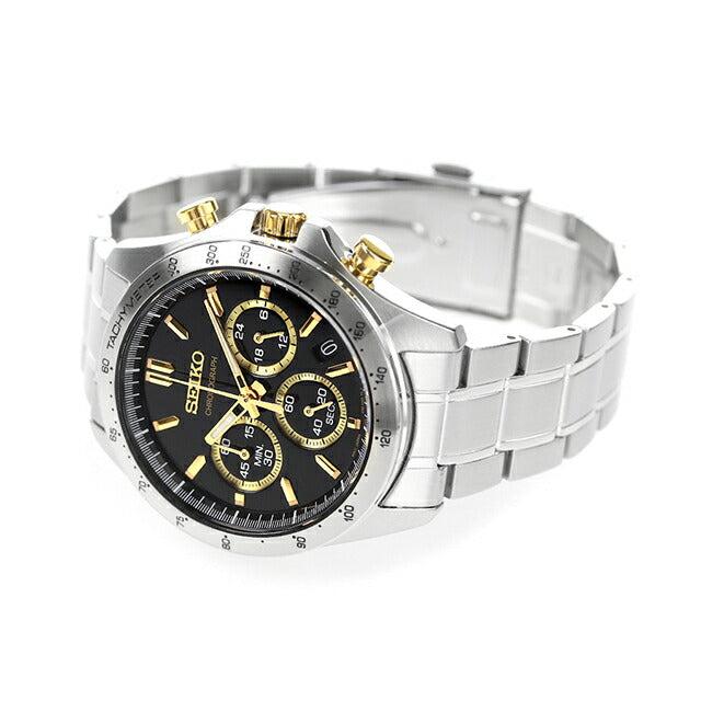 SEIKO Spirit Chronograph Black Dial Men's Watch SBTR015